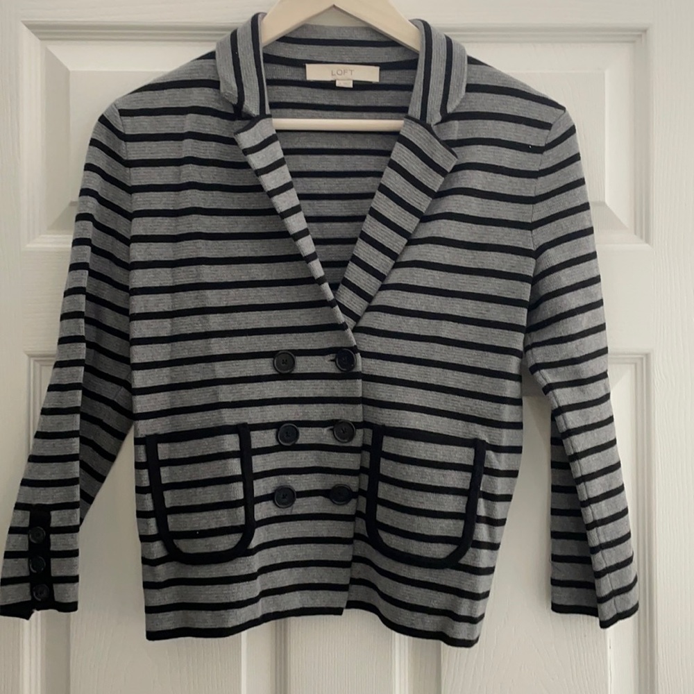 LOFT sweater blazer